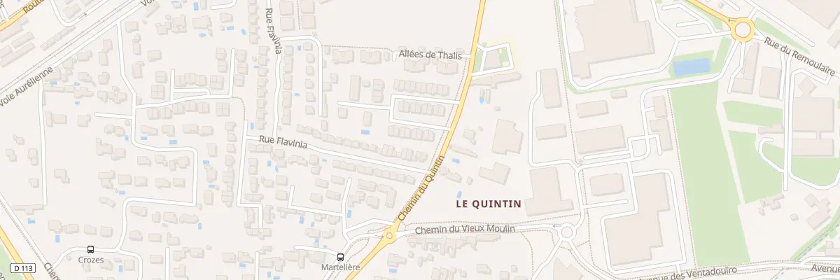 Plan du 748 Che du Quintin à Salon-de-Provence