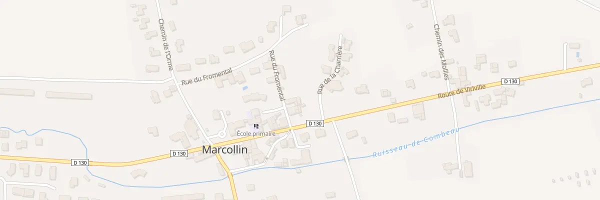 Plan du 36 Rue du Fromental à Marcollin