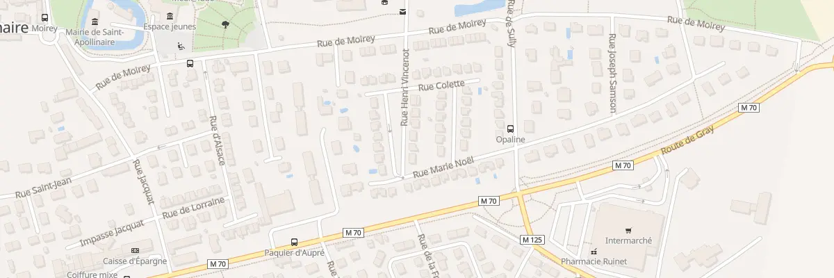 Plan du 7 Rue Henri Vincenot à Saint-Apollinaire
