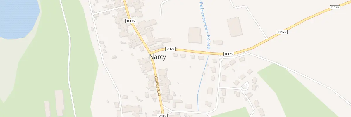 Plan du 2 Rte de Savonnieres à Narcy