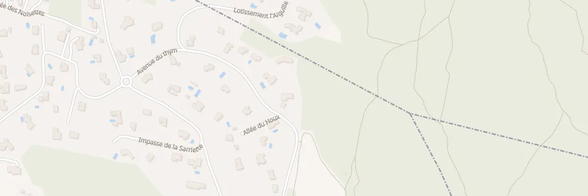 Plan du 290 Av du Thym à Cavaillon