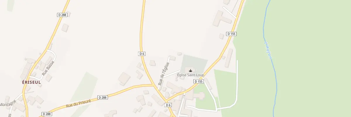 Plan du 1 Rue de l’Eglise à Saint-Loup-sur-Aujon