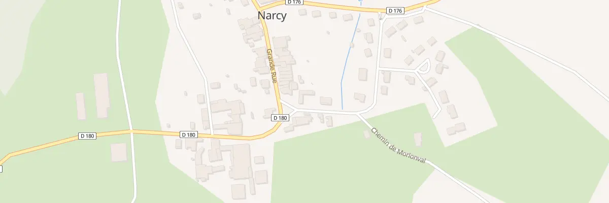 Plan du 1B Rue de la Fontaine St Pierre à Narcy