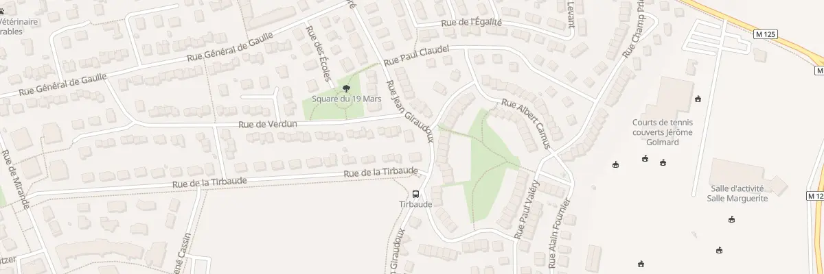 Plan du 12 Rue Jean Giraudoux à Saint-Apollinaire