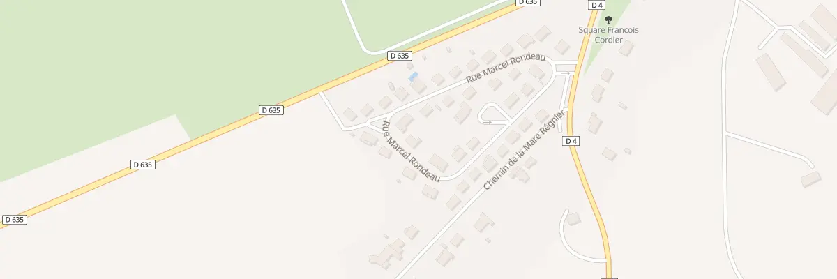 Plan du 23 Rue Marcel Rondeau à Tannois
