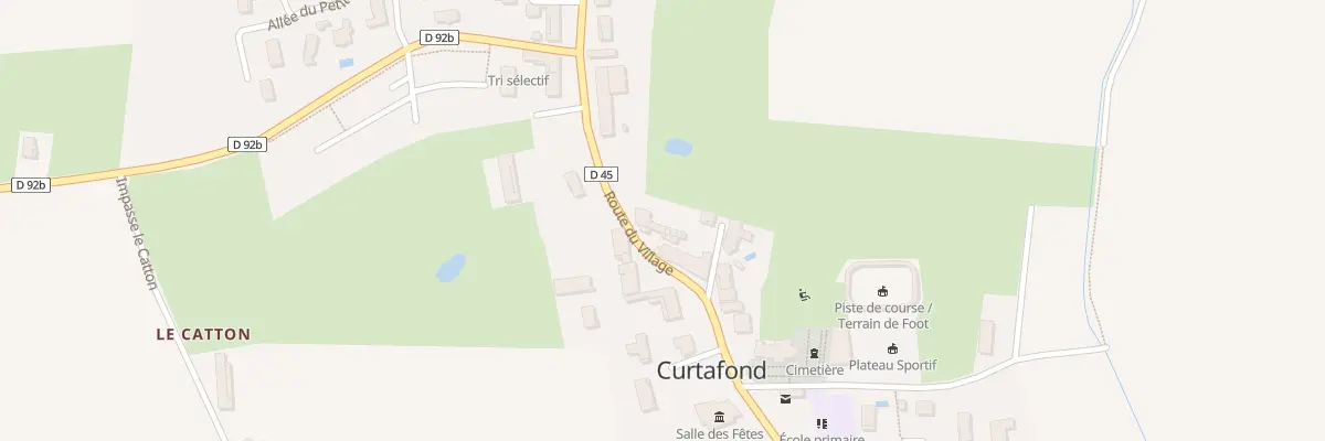 Plan du 572 Rte du Village à Curtafond