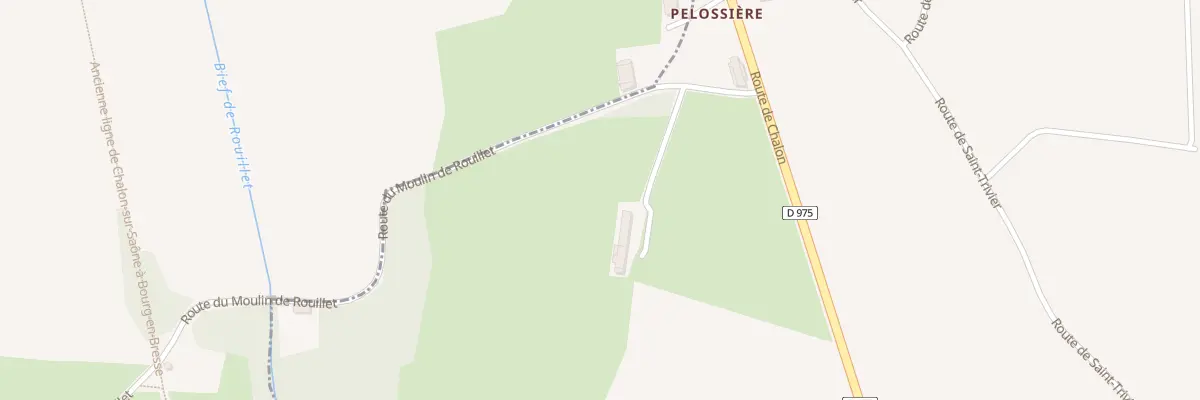 Plan du 57 Rte du Moulin de Rouillet à Mantenay-Montlin