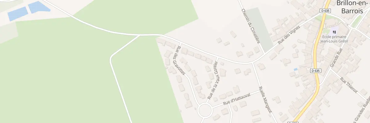 Plan du 1 Rue des Gravottes à Brillon-en-Barrois