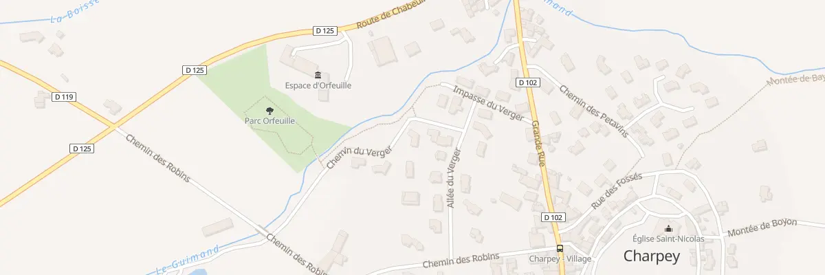 Plan du 55 Che du Verger à Charpey