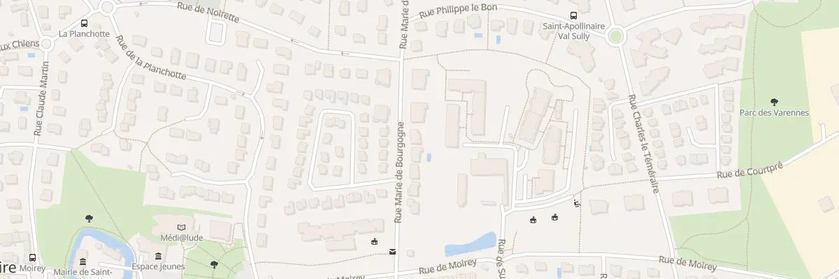 Plan du 12 Rue Marie de Bourgogne à Saint-Apollinaire
