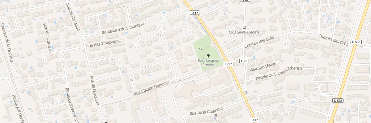 Plan du 224 Rue Claude Debussy à Salon-de-Provence
