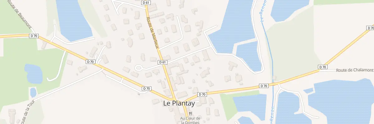 Plan du 1 Le Bourg au Plantay