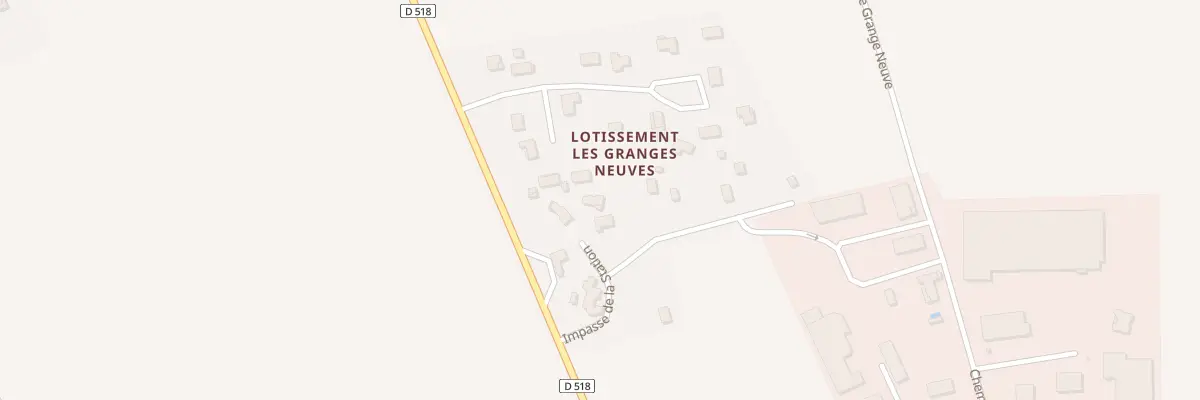 Plan du 5208 Grange Neuve à Diémoz