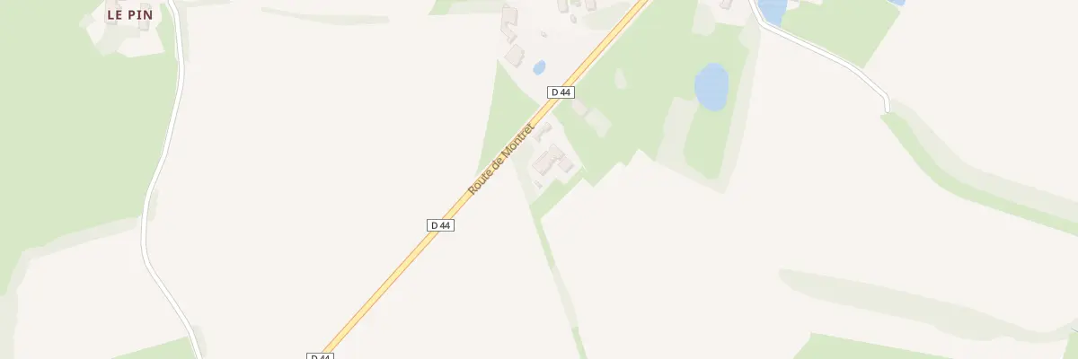 Plan du 2315 Rte de Montret à Saint-Vincent-en-Bresse