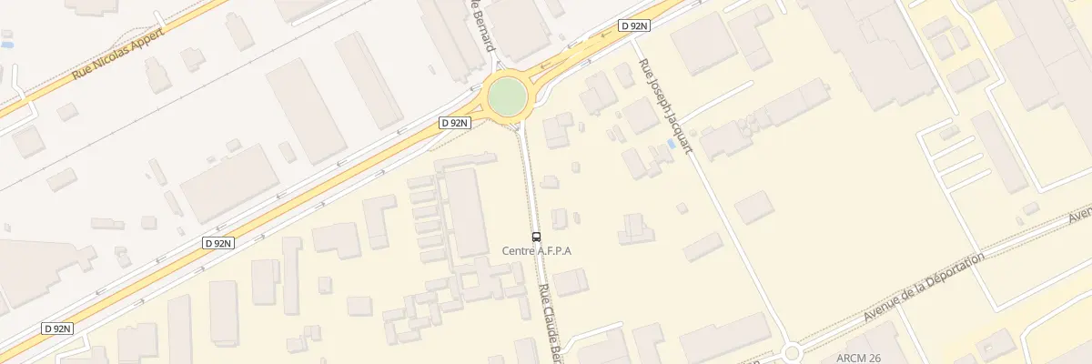 Plan du 32 Rue Claude Bernard à Romans-sur-Isère