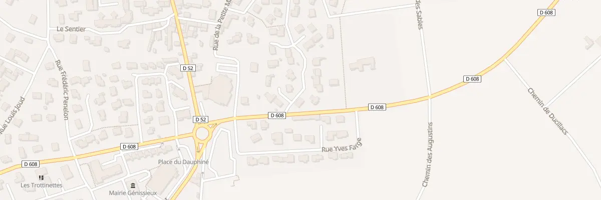 Plan du 345 Rue Alphonse Cornillac à Génissieux