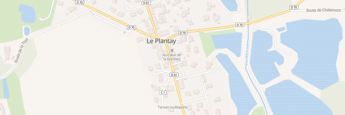 Plan du 75 Rte de Versailleux au Plantay
