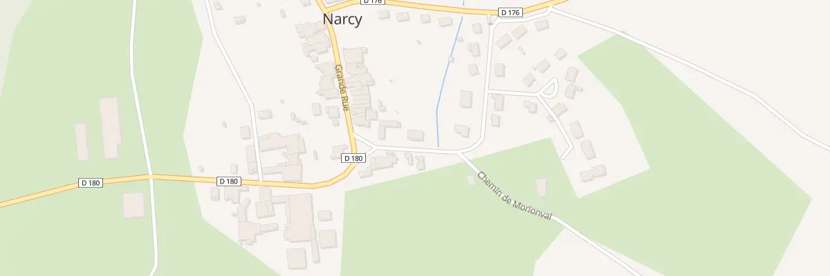 Plan du 3 Rue de la Fontaine St Pierre à Narcy