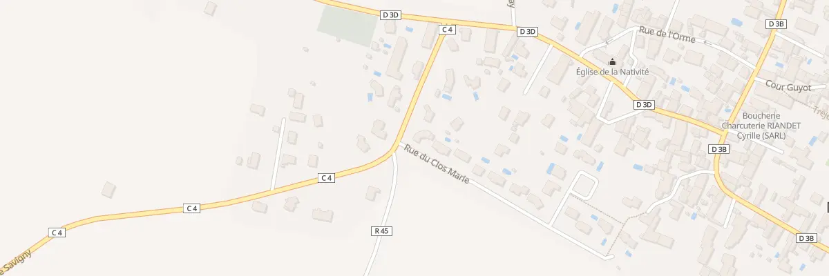 Plan du 1 Rue du Clos Marie à Marsannay-le-Bois