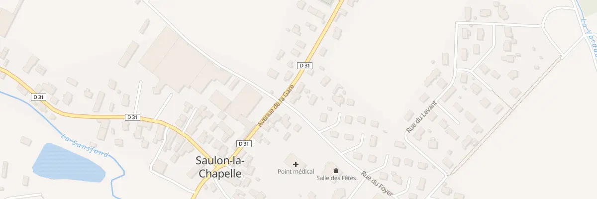 Plan du 1 Rue du Foyer à Saulon-la-Chapelle