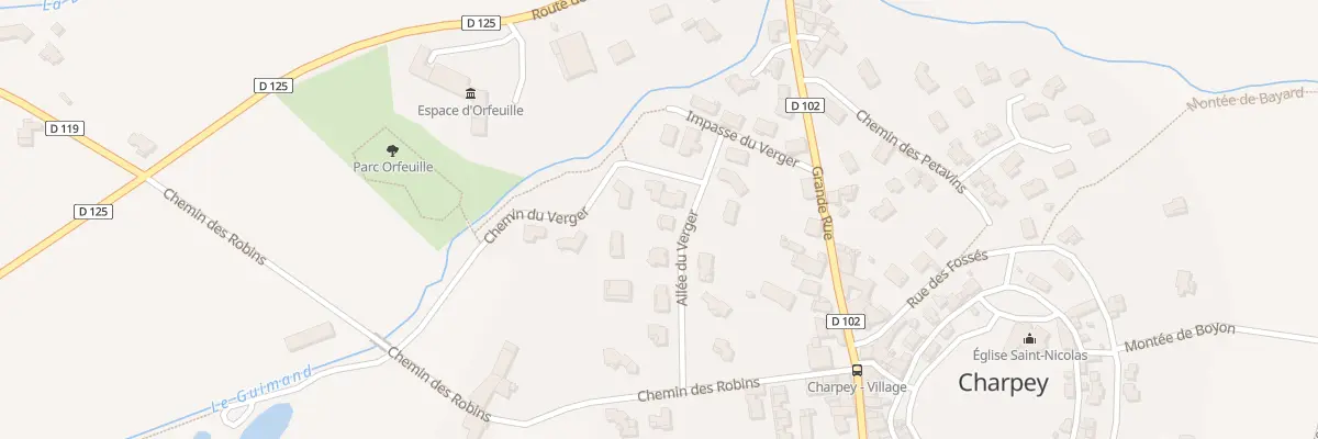 Plan du 111 All du Verger à Charpey