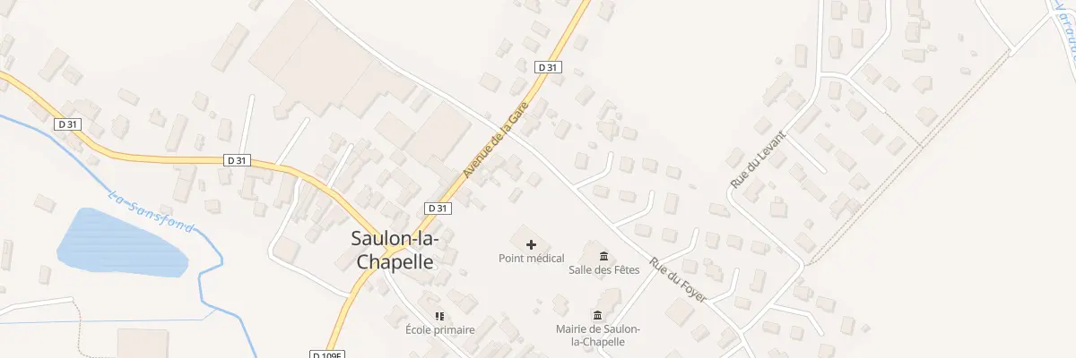Plan du 4 Rue du Foyer à Saulon-la-Chapelle