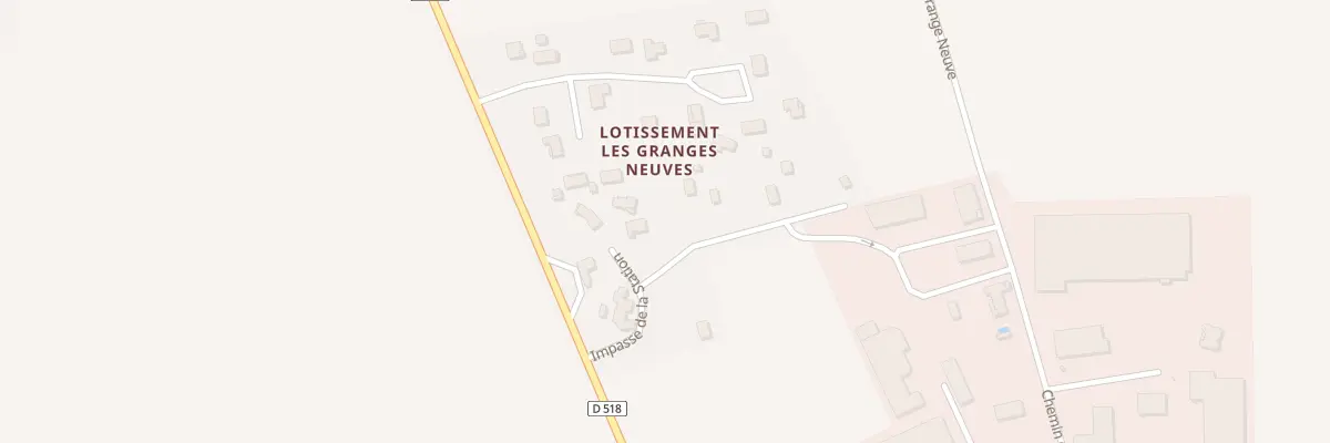Plan du 5207 Grange Neuve à Diémoz