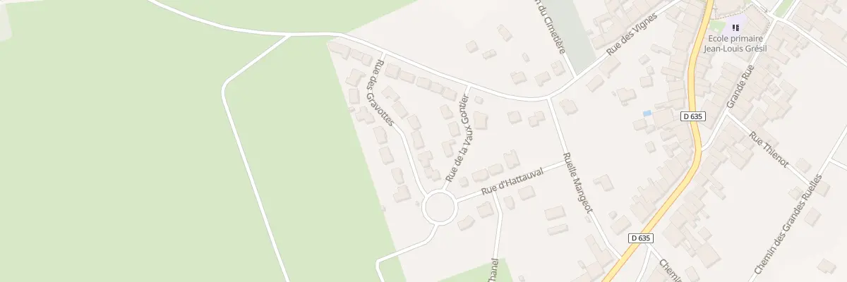 Plan du 7 Rue des Gravottes à Brillon-en-Barrois