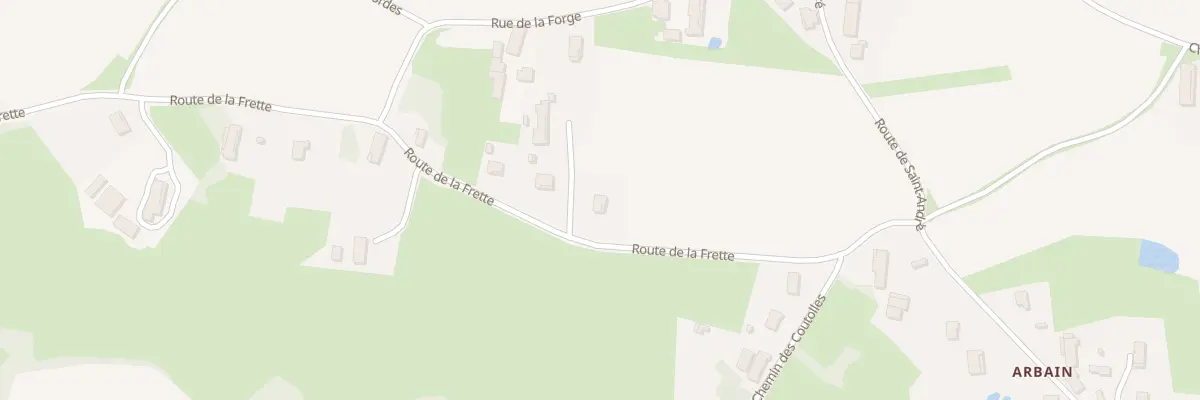Plan du 2 Rte de la Frette à Savigny-sur-Seille