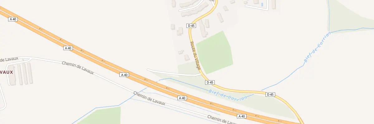 Plan du 67 Rte du Village à Curtafond
