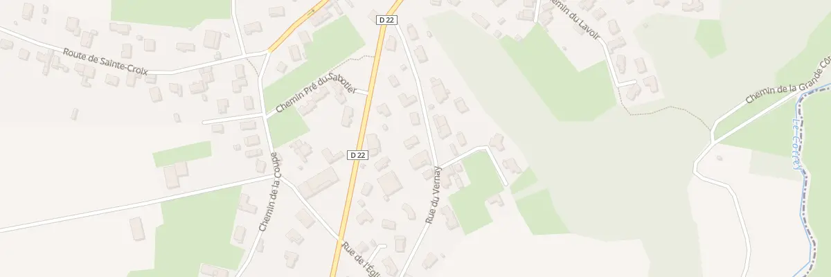 Plan du 195 Rue du Vernay à Pizay