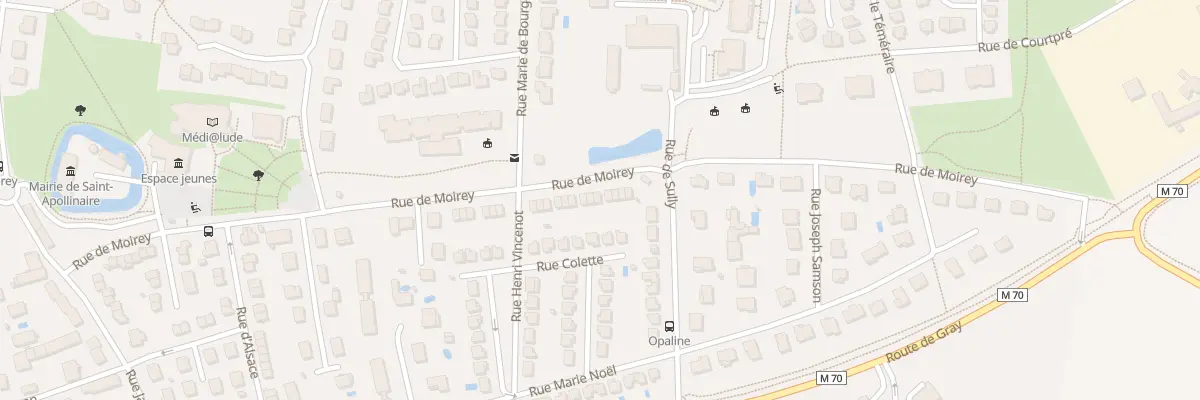 Plan du 442 Rue de Moirey à Saint-Apollinaire