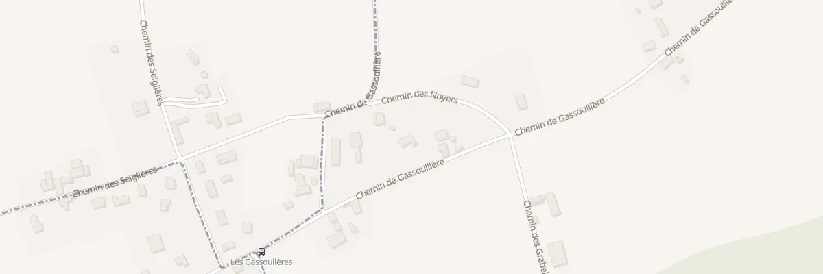 Plan du 880 Chem de Gassoullieres à Royas