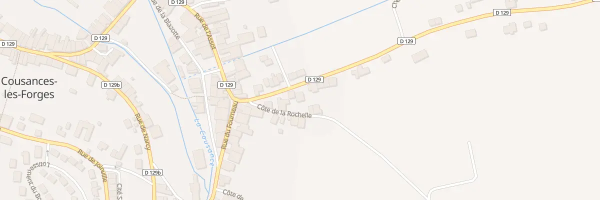 Plan du 8 Rue de Savonnieres à Cousances-les-Forges
