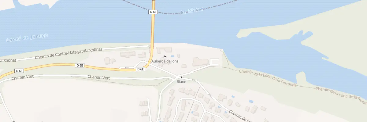 Plan du 3 Che du Rhone à Jons