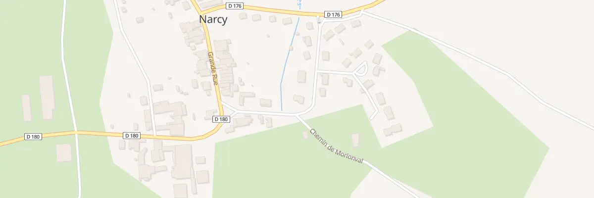 Plan du 5 Rue de la Fontaine St Pierre à Narcy
