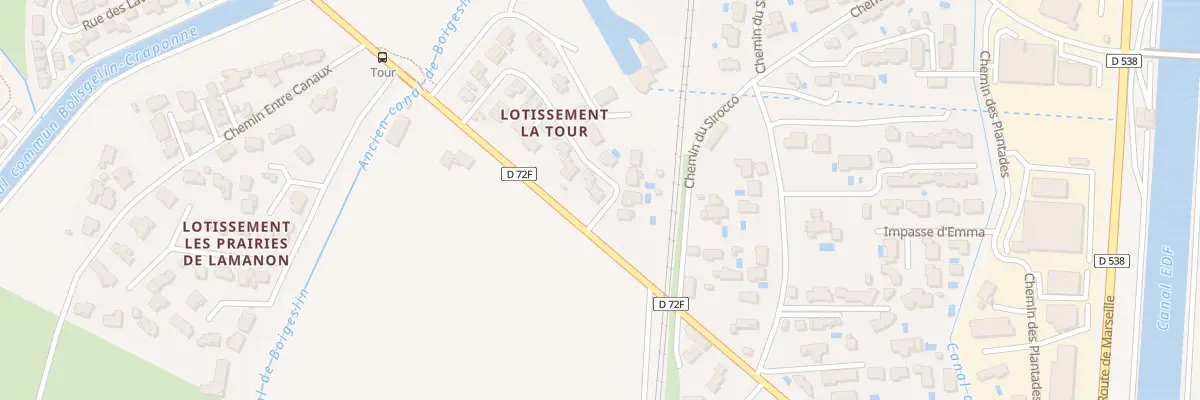 Plan du 15 Lot La Tour à Lamanon