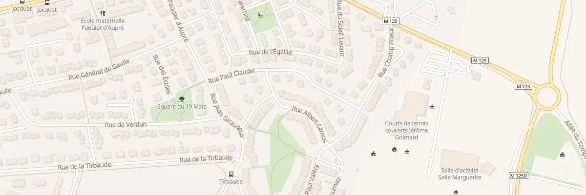 Plan du 22 Rue Albert Camus à Saint-Apollinaire