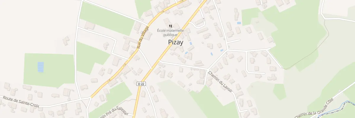 Plan du 63 Rue du Grillet à Pizay