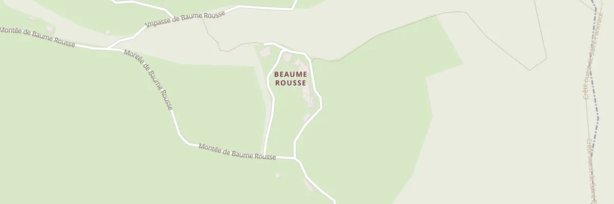 Plan du 5007 Beaume Rousse à Cobonne