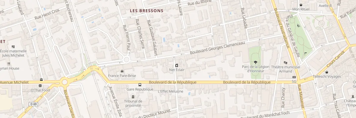 Plan du 190 Rue Auguste Girard à Salon-de-Provence