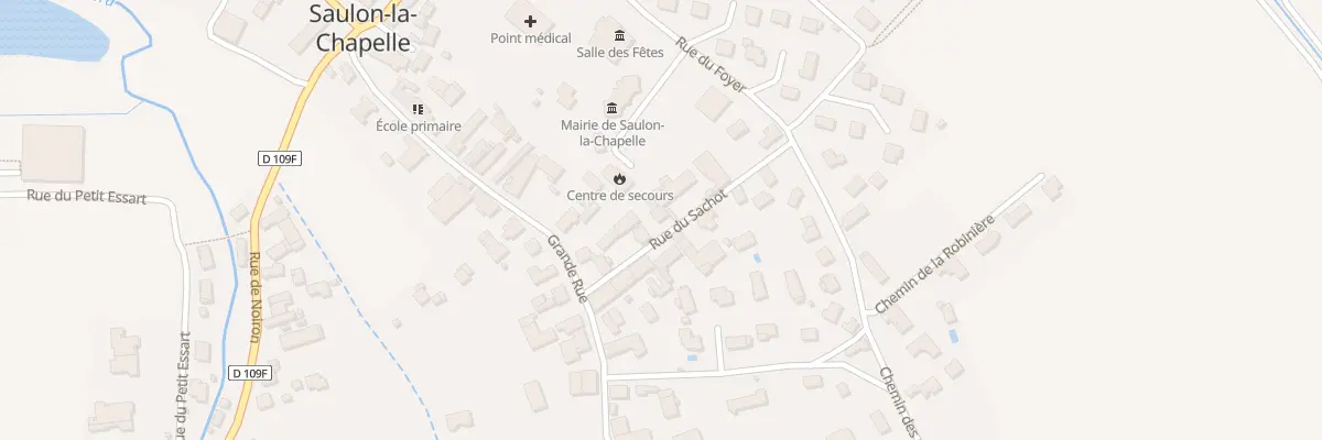 Plan du 5 Rue du Sachot à Saulon-la-Chapelle