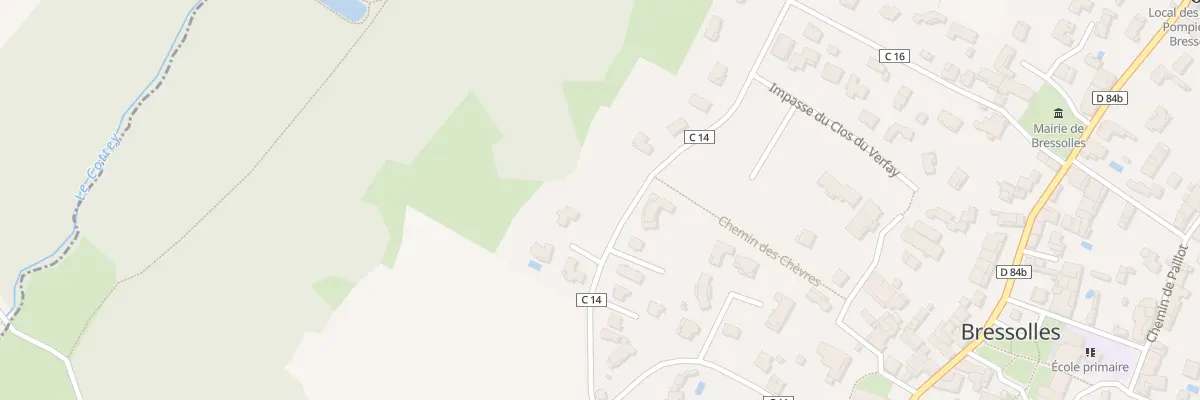 Plan du 185 Che des Grandes Terres à Bressolles