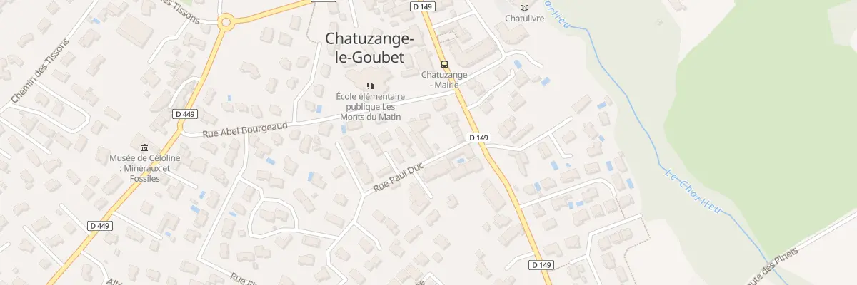 Plan du 12 Rue Paul Duc à Chatuzange-le-Goubet
