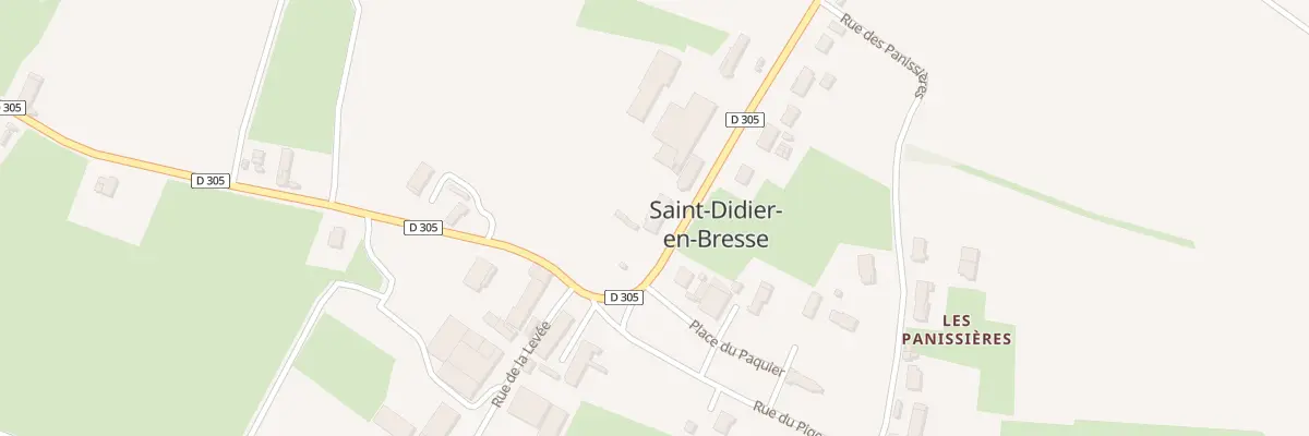 Plan du 1 Rte de Toutenant à Saint-Didier-en-Bresse
