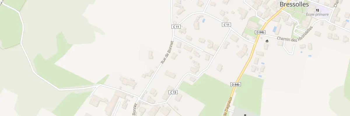 Plan du 339 Che du Bonnet à Bressolles
