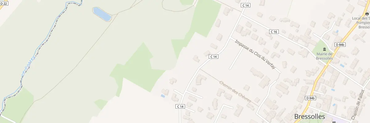 Plan du 241 Che des Grandes Terres à Bressolles