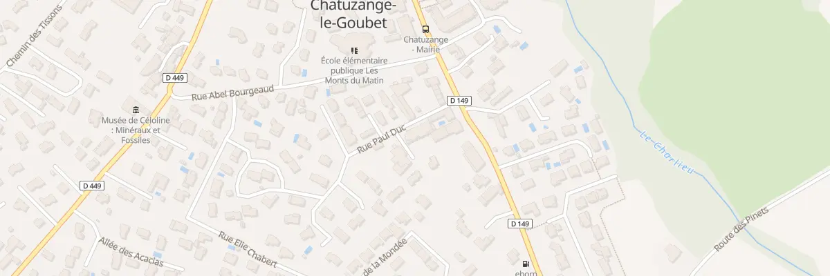 Plan du 5 Rue Paul Duc à Chatuzange-le-Goubet