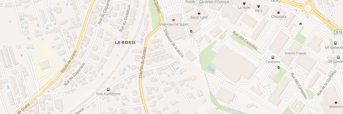 Plan du 91 Che de la Borie à Salon-de-Provence