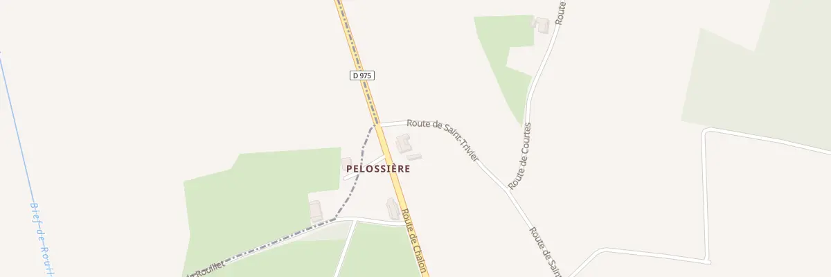 Plan du 2220 Rte de Chalon à Mantenay-Montlin